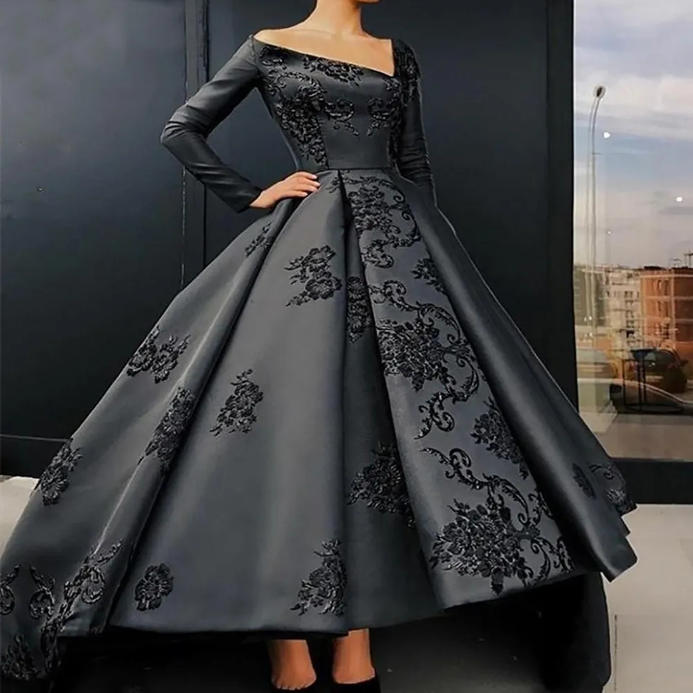 evening ball gown dresses Exquisite Appliques Gowns Off Shoulder Sweetheart Pa Variant:11 goddess dress ombre Hannah Satin Maxi Dress