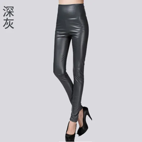 Amazon | [MeipingQu] XS 革パンツ レディース 秋冬 ブラック