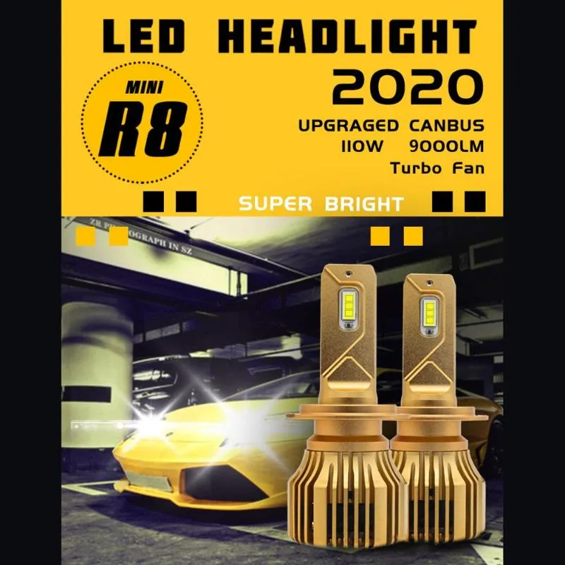 Canbus 9005 Hb3 LED Headlight Bulb H1 H3 H4 H7 H8 H9 H11 Hb4 9006 Hir2 9012  Fog Light 12-24V High Low Beam 6000K Csp 3570 Headlamp - China Car Light,  Auto