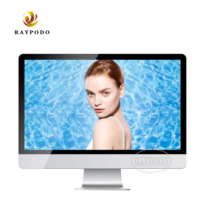 Raypodo 21.5 inch Intel I7 all in one PC Computer with 4G+256GB SSD memory with Silver color