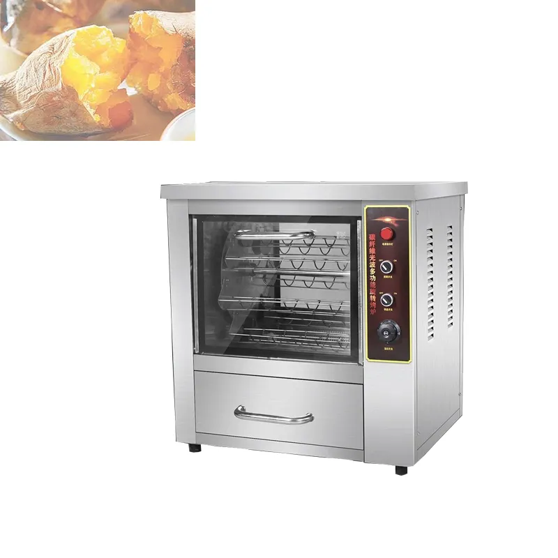 Forno da forno multifunzione Forno da forno commerciale per macchina per patate dolci arrostita elettrica per patate dolci