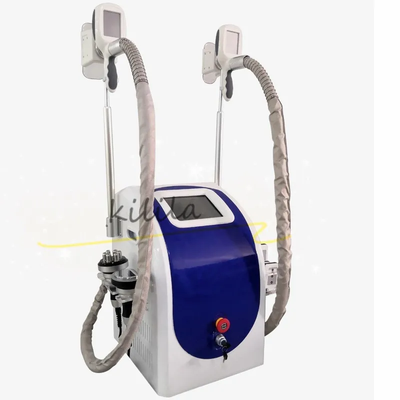 Yeni Taşınabilir serin yağ donma Vakum Zayıflama makinesi yüz germe yağ donma vücut şekli RF lazer makineleri