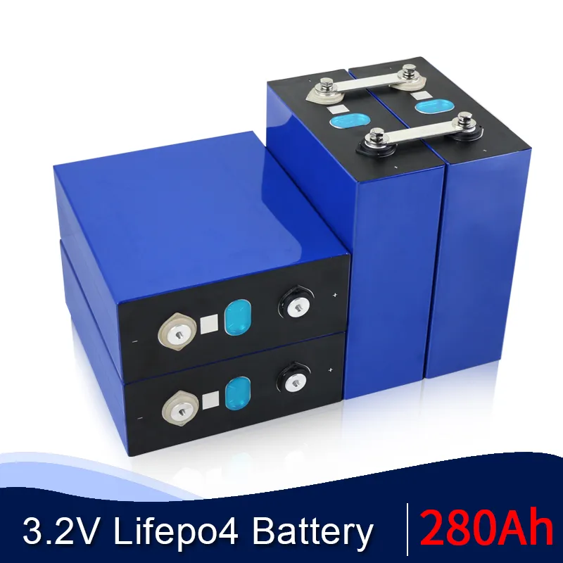 48 stks 3.2V 280AH LIFEPO4 batterij lithium ijzeren fosfaat prismatische cel zonnecellen lifepo4 energieopslag systeem EU US belastingvrij