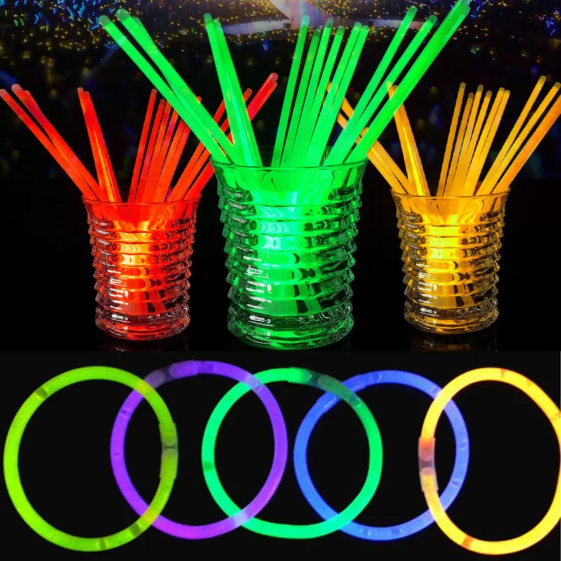 Party Fluorescence Light Glow Sticks Bracelets Necklaces, Neon