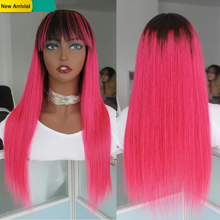 Parrucca di capelli umani lisci rosa Barbie per le donne parrucca anteriore  in pizzo HD Pre pizzicata 13 x4 13 x6 parrucca frontale nodi candeggiati  con i capelli del bambino - AliExpress
