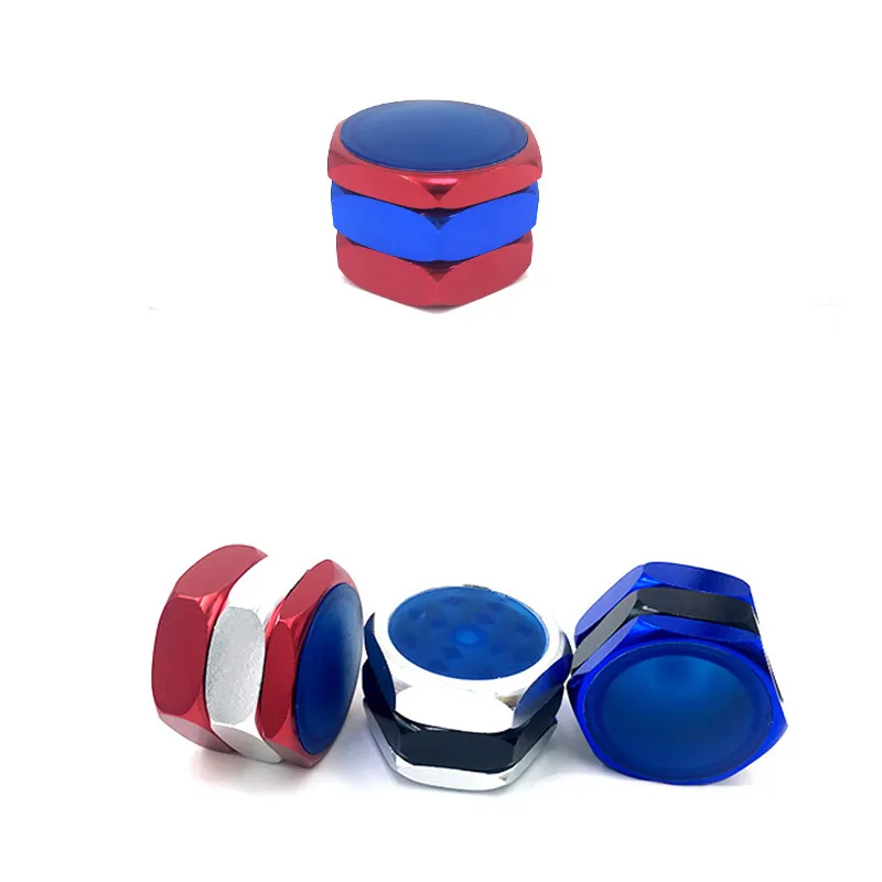 40mm Diameter Herb Grinder Tobacco Slipmaskiner Rökning Grinders Aluminium Alloy Cigarette Spice Crusher Rök Tillbehör GR301