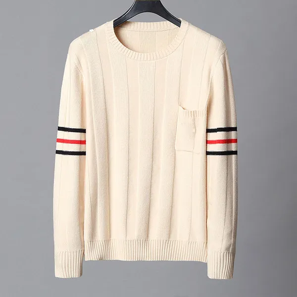 Män Designer Tröjor Långärmad Mode Märke Topp Höst Vår Klädbrev Broderi Pullover Sweater Coat Jumper