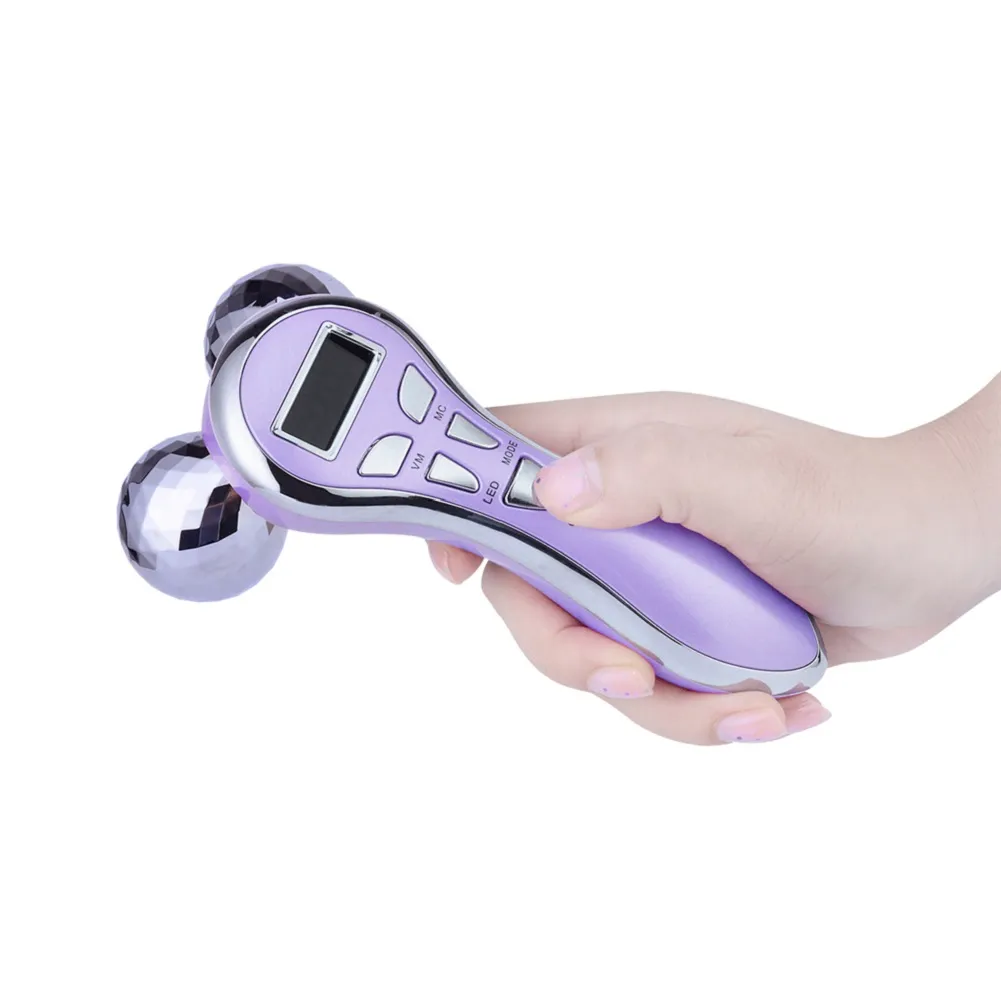 Micro-current SlimmingMassager 4D Roller Facial Massager Y Shape Rotating V Face Lift Face Massage Face Lifting Machine