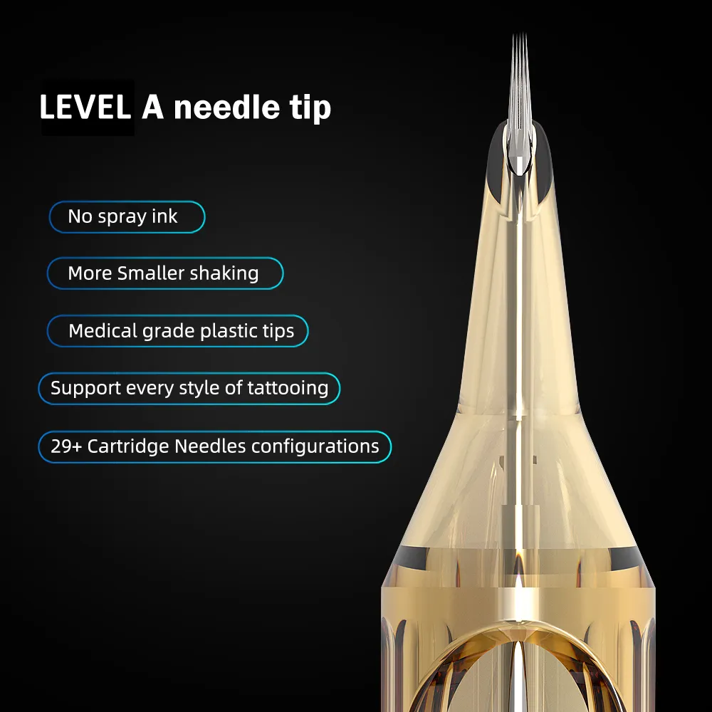 Ambition Tattoo Cartridge Needles #10 0.30mm Bugpin Curved Magnum