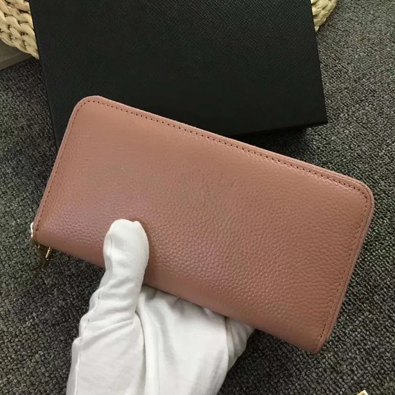 2020 Highest Quality Genuine Leather Fashion Luxury New Evening Change Purse Wallet Classic Clutch Ladies Wallet with box