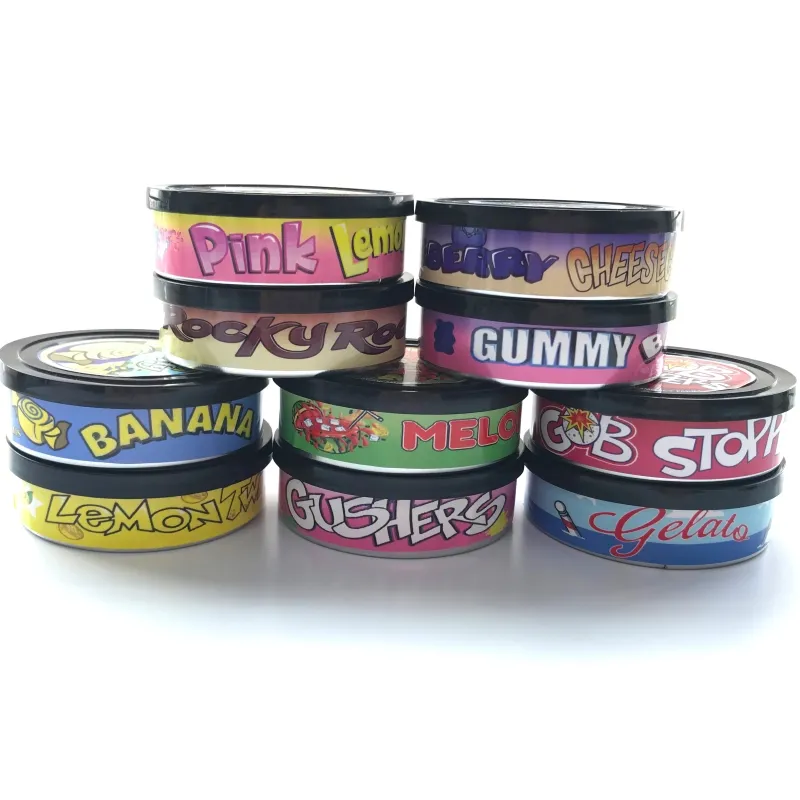 Empty 73*23mm Self Seal Cali Press Tin Cans 3.5G Packaging ...