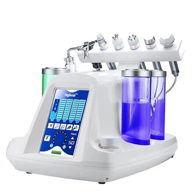 2020 nouvelle machine à éplucher l'eau hydrafaciale portable 6 en 1 Hydro microdermabrasion ultrasonique soins de la peau équipement de rajeunissement BIO RF ascenseur