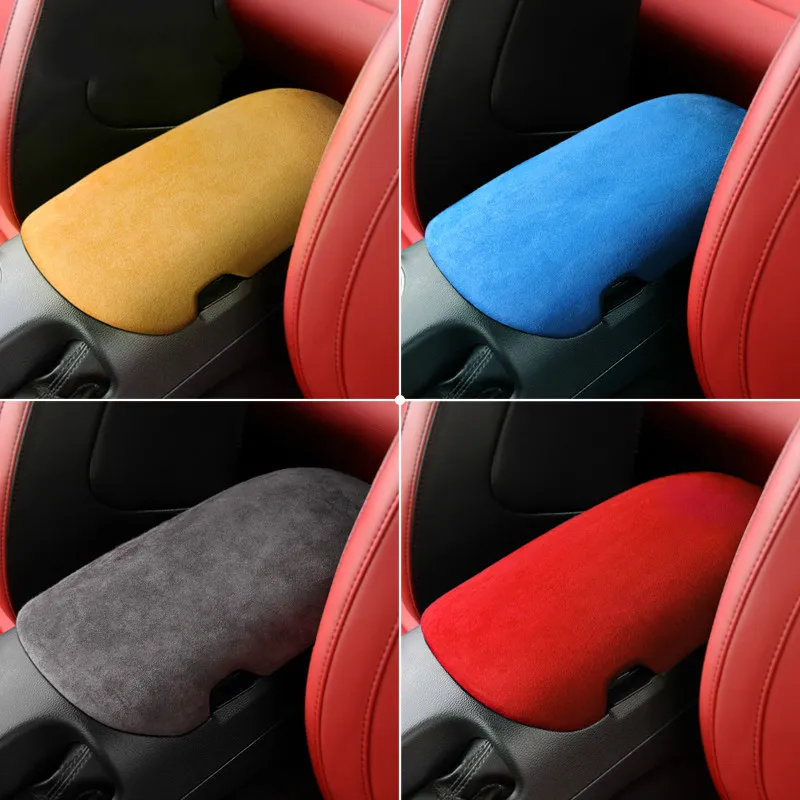 Ford Mustang 2015 2020 Alcantara Armrest Box Panel Trim Cover ABS Car  Styling Carpet Stickers For Interior Accessories From Zjy547581580, $75.38