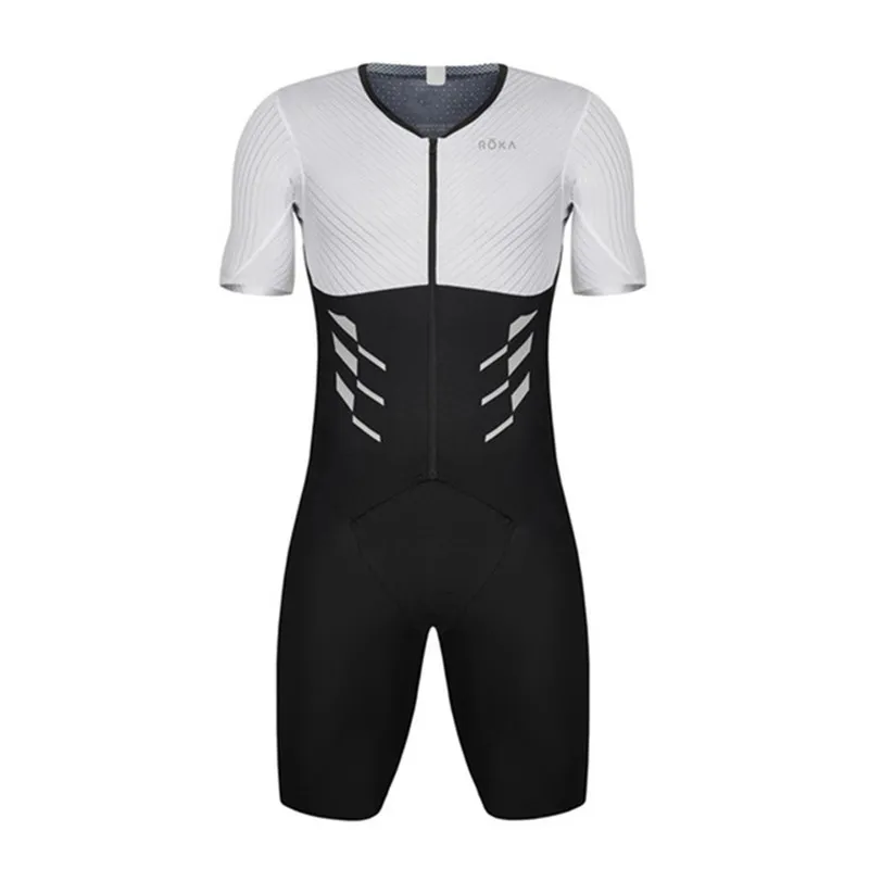 Tuta Da Ciclismo Uomo Heclok Monopezzo Con Mutandine - Maniche Corte, 5D Gel, Per MTB E Strada