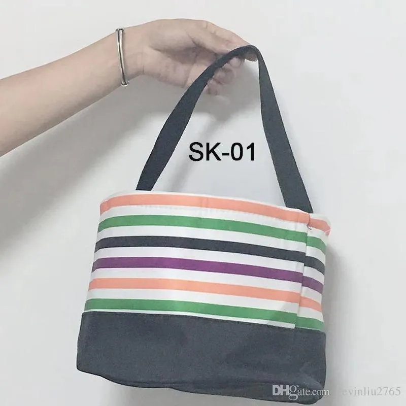 Cadılar Bayramı Şenlikleri Şeker Sepet Çantaları Polka Dot Tote Bag Yumurta Oyuncak Depolama Çuvalları Komik Hile veya Treat