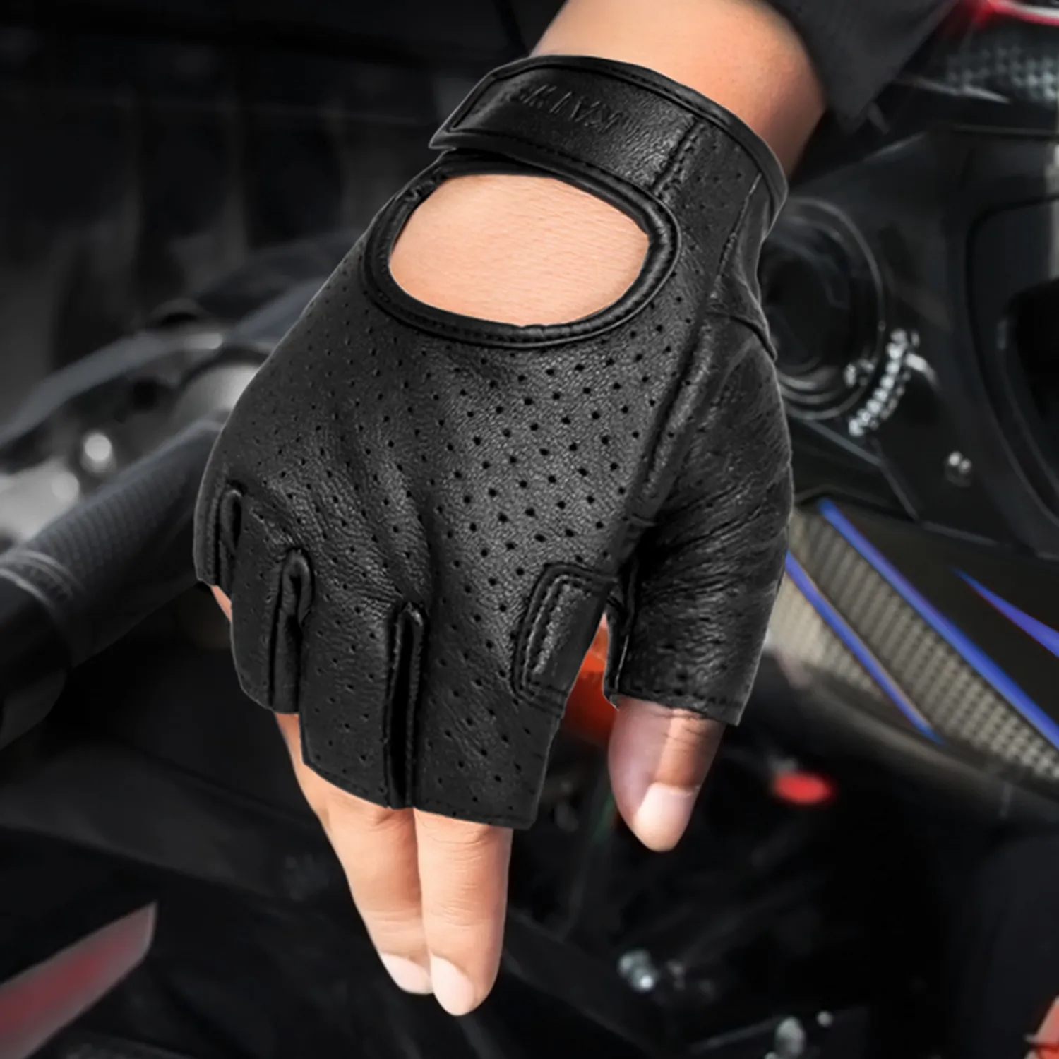 Half motorcycle gloves deals