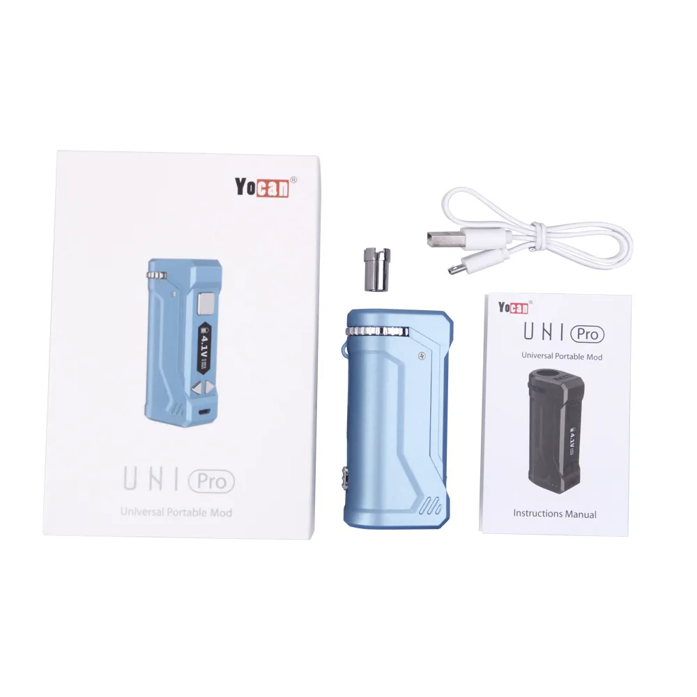 Authentic Yocan UNI PRO Box Mod 650mAh Preheat VV Battery For 510 Thick