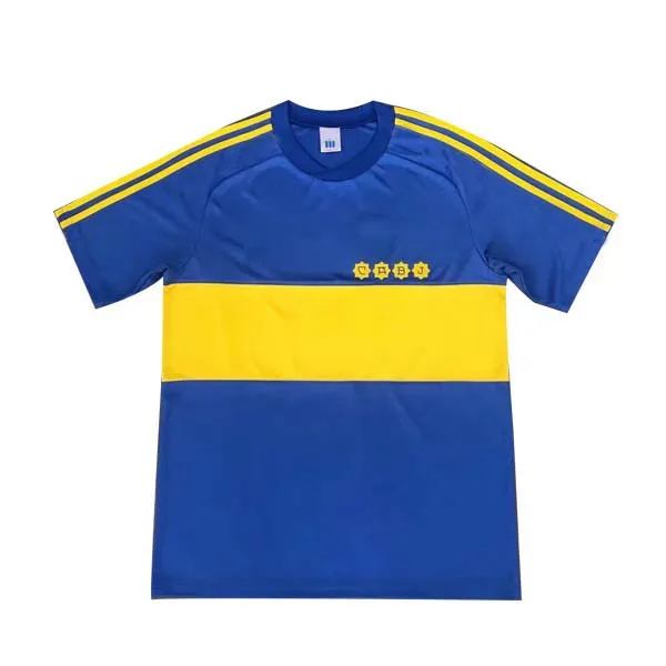 1981 Boca Juniors Retro Futbol Jersey Maradona Roman Gago 97 99