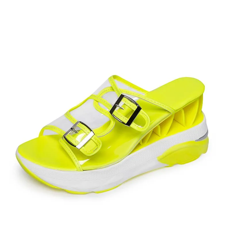 Summer Sandals Women 2020 Womens Platform Sandals Wedges Shoes Clear Sandles Women Slippers Sandels For Female Sandalias