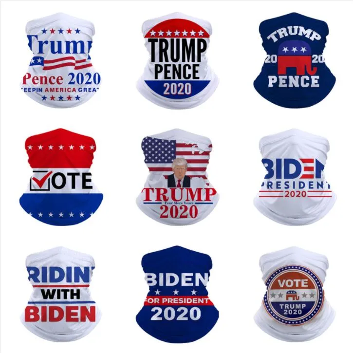 Joe Biden Bandana Trump Nahtloser magischer Schal Keep America Great Stirnbänder Halsmanschette Outdoor-Radsport-Kopfbedeckung Sport-Armband LSK1001