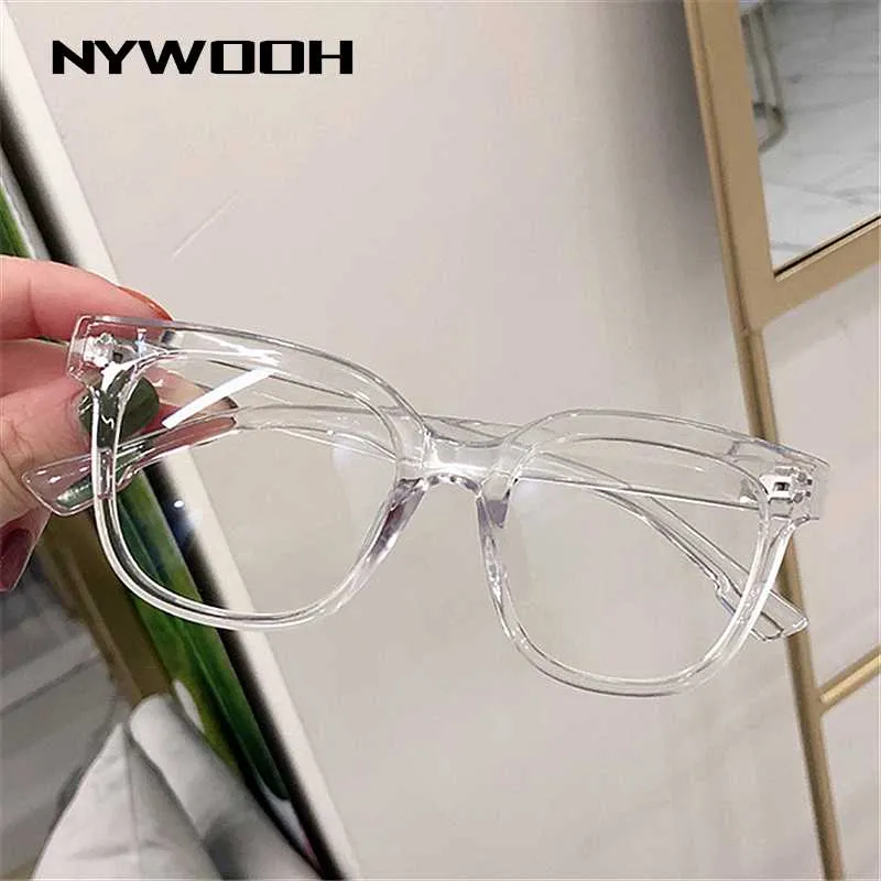 Fashion Sunglasses Frames Nywooh Occhiali da vista ottici Blu Blue Blocking Blocking Blocco per grafici Vision Care Computer Spettacoli trasparenti