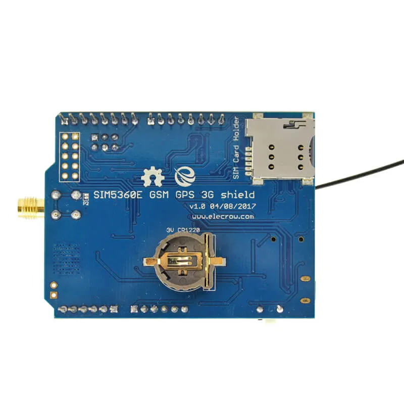 3G Shield for Arduino Mega - SIM5360E GSM/GPRS/EDGE Module with A-GPS ...