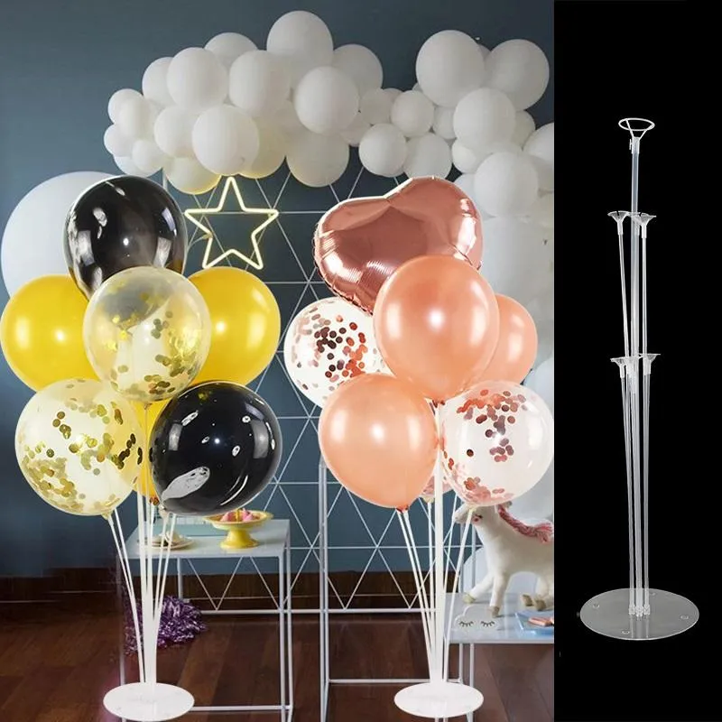 Supporto per palloncini fai-da-te da 70 cm Colonna porta palloncini a 7  tubi per la decorazione della festa di compleanno Bomboniere per bambini