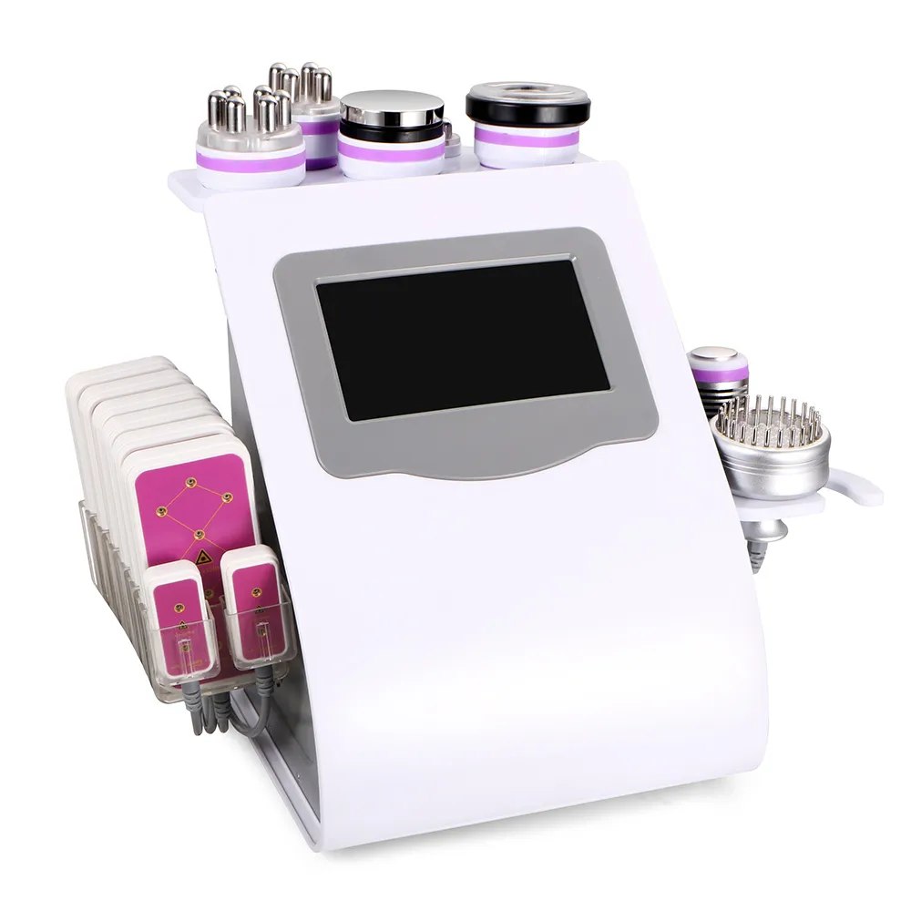 MYCHWAY Vakuum Ultraschall Kavitation RF Gewichtsverlust 650 nm Diodenlaser Körperkonturierung Kühlhammer Bio Mikrostrom Facelift Abnehmen