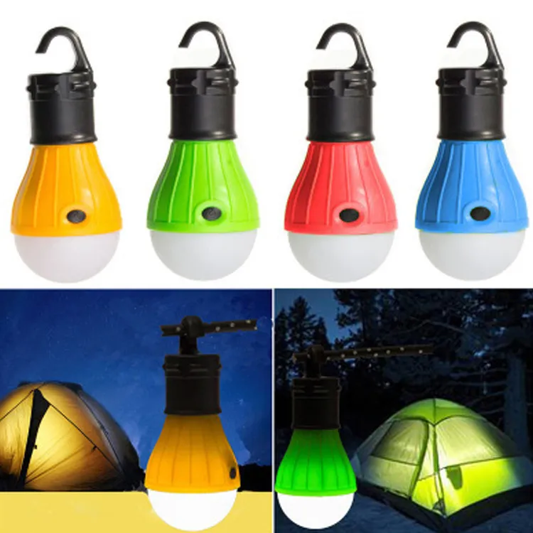 Mini lanterna portatile luce per tenda lampadina a LED lampada di emergenza torcia a gancio per appendere impermeabile per accessori per mobili da campeggio w-00199