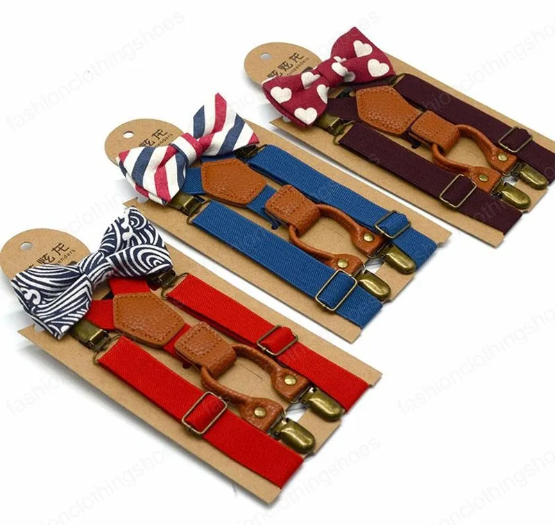 Children Adjustable Cotton Suspenders With Smooth... 
