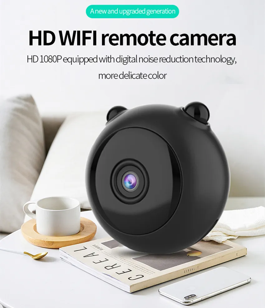A12 Mini Wireless Camera WIFI HD 1080P Home Security IP CCTV Camera Night Vision Kleine Camcorder Remote Monitor Hidden Support TF-kaart