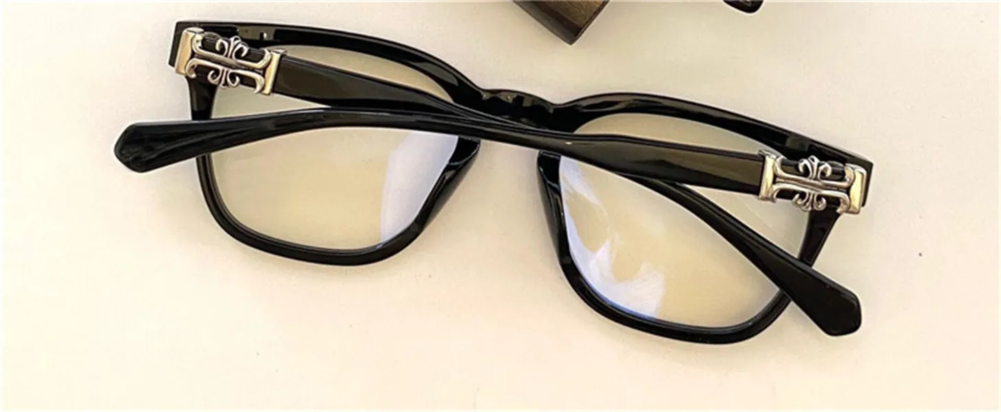 New Vintage Frame Eyeglasses CRH PUMP Glasses Can Be Equipped with Prescription Steampunk Square Style Transparent Lens Clear Optical Glasses