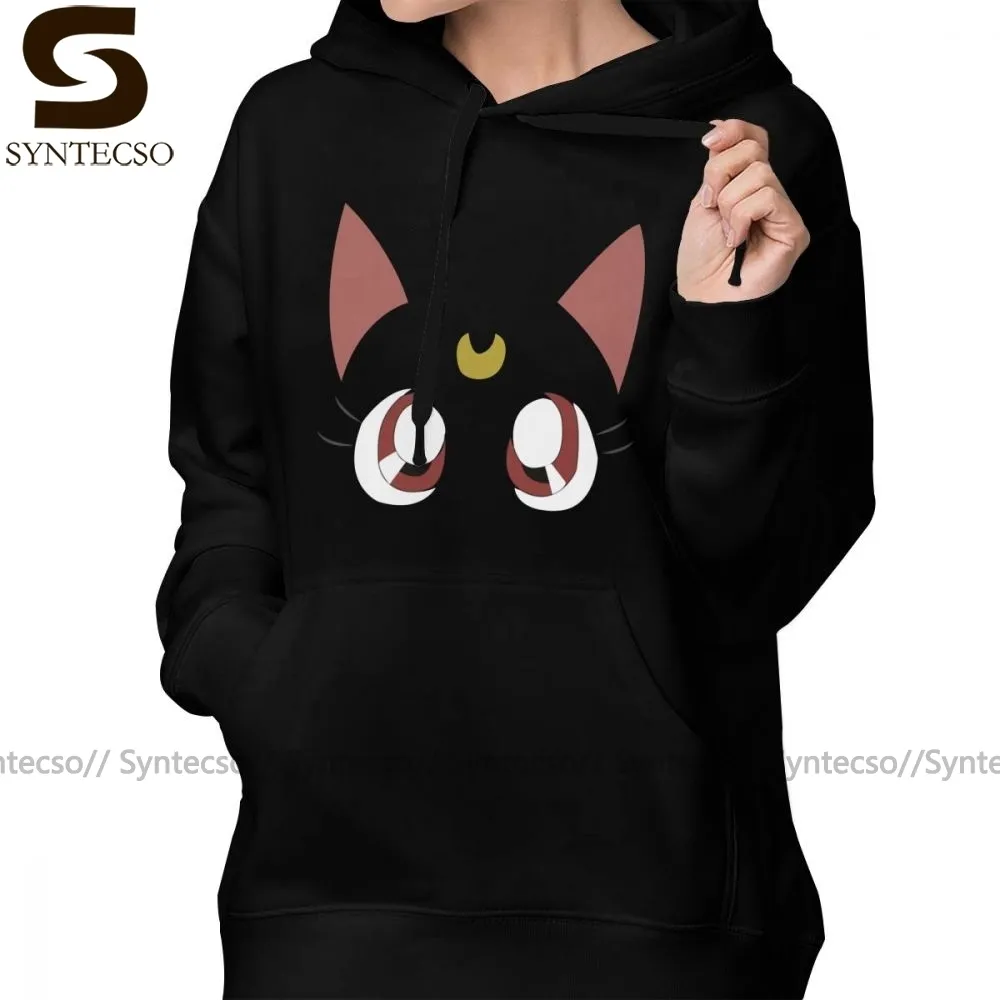 Sailor Moon Luna Hoodie Sailormoon Luna Hoodies Sweet Long Sleeve