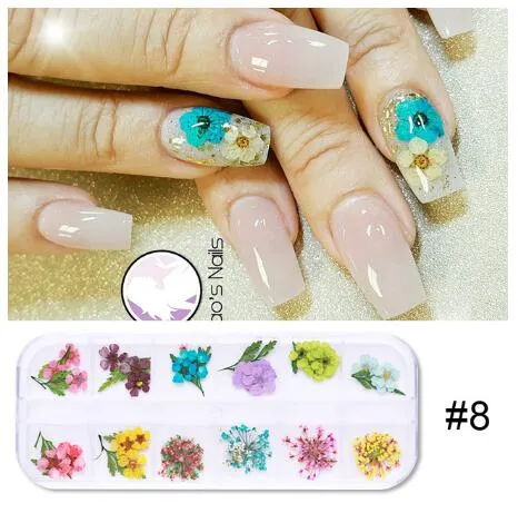 12 Lovely Dry Flower Nail Designs - The Glossychic | Flower nails, Flower  nail designs, Nail designs