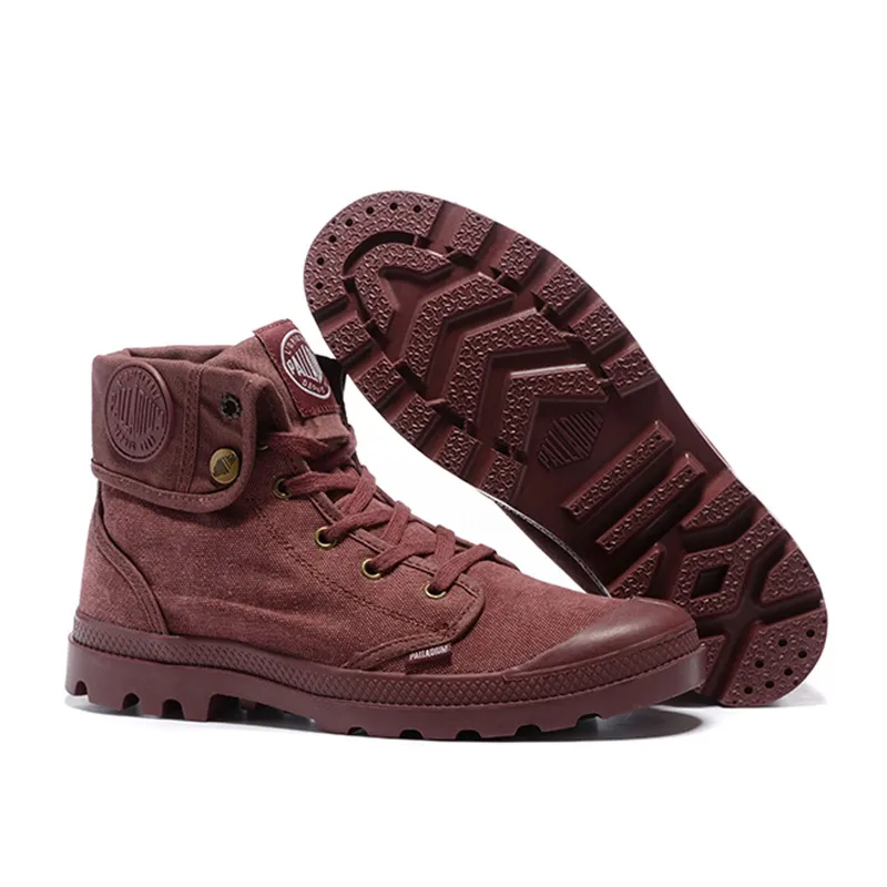 Maroon palladium boots on sale