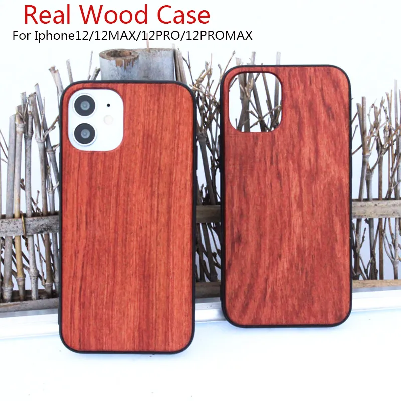 Новое прибытие древесины телефона чехол для Iphone 12 Pro Max Настраиваемый дизайн Гравировка Деревянные Bamboo задняя крышка для Samsung Note20 ультра