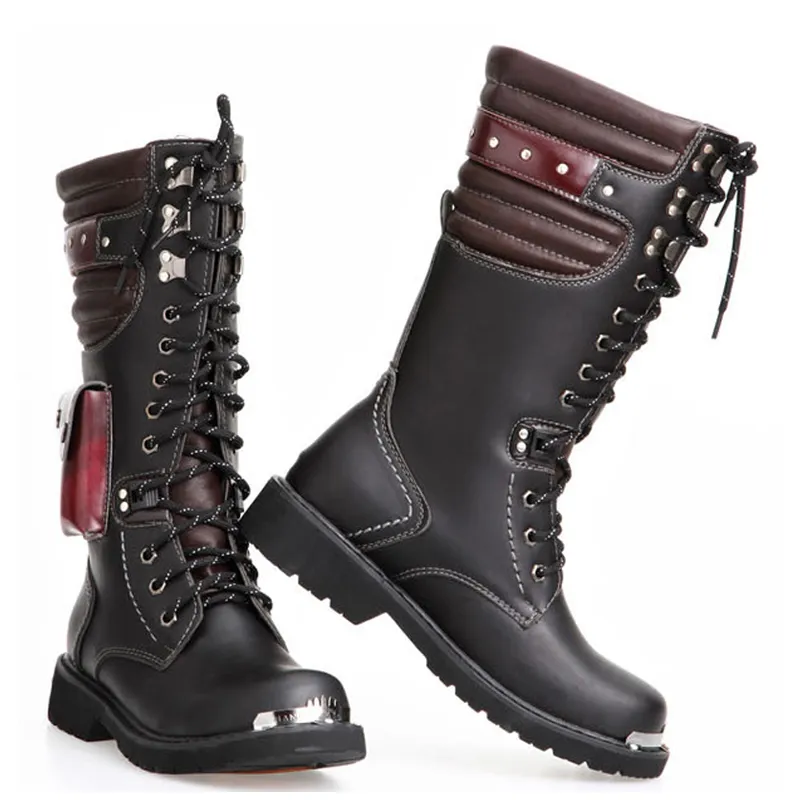 Mens vintage military boots sale