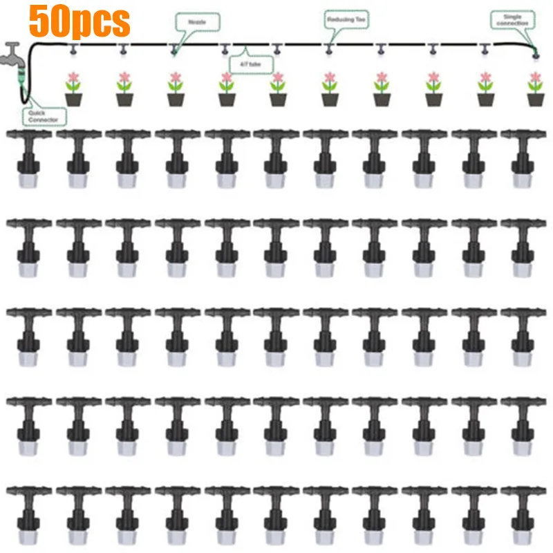 Watering Equipments Plastic Spray Nozzles Water Misting Fog Cooling