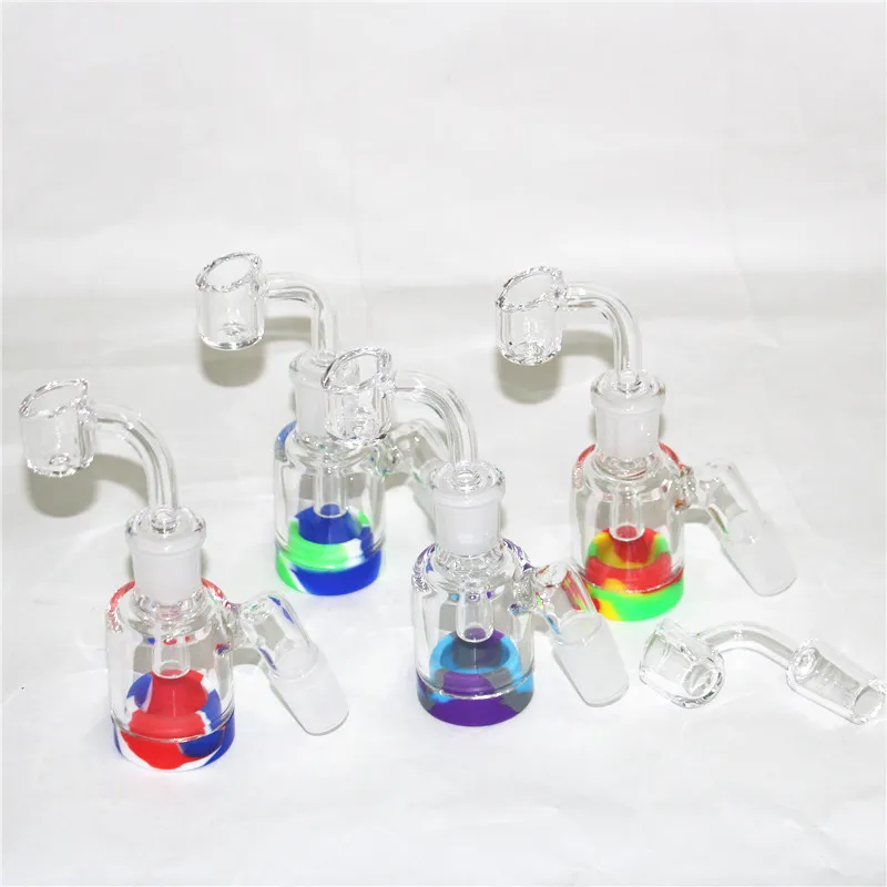 hookahs high quality glass Percolator Bubbler double matrix perc with 14 mm joints oil burner ash catcher bong water pipe