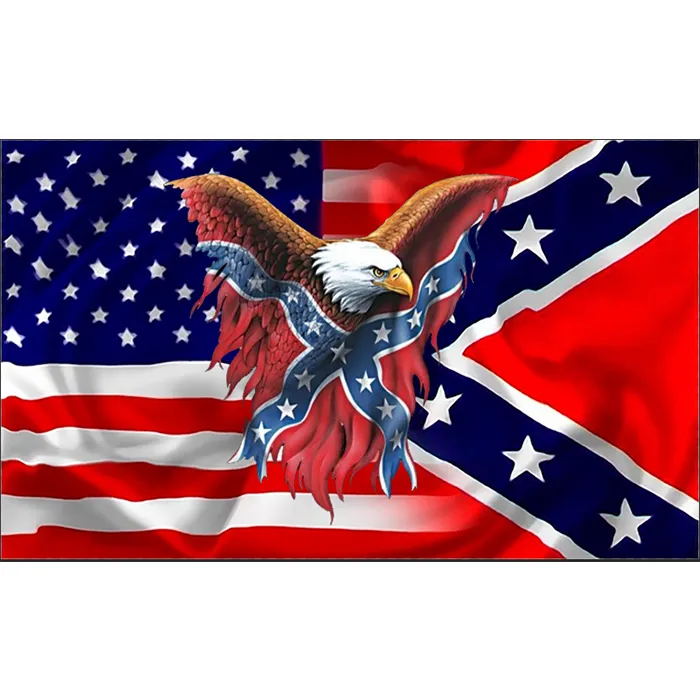 Özel ABD ve Yeniden bel Eagel Bayraklar 3x5ft Banner,% 100 Polyester Kumaş Kapalı Açık Festivali, Ücretsiz Kargo