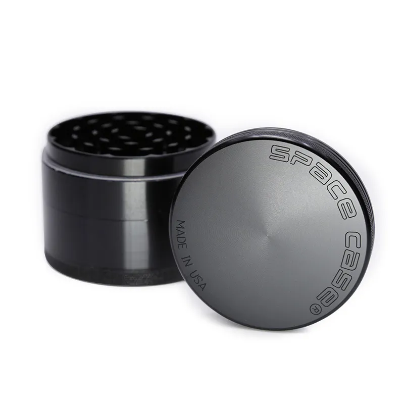 63mm 4st Herb Malders Aluminium Space Case Malder Tobaksrök Cigarettdetektor Slipning av rök Tobaksslipare