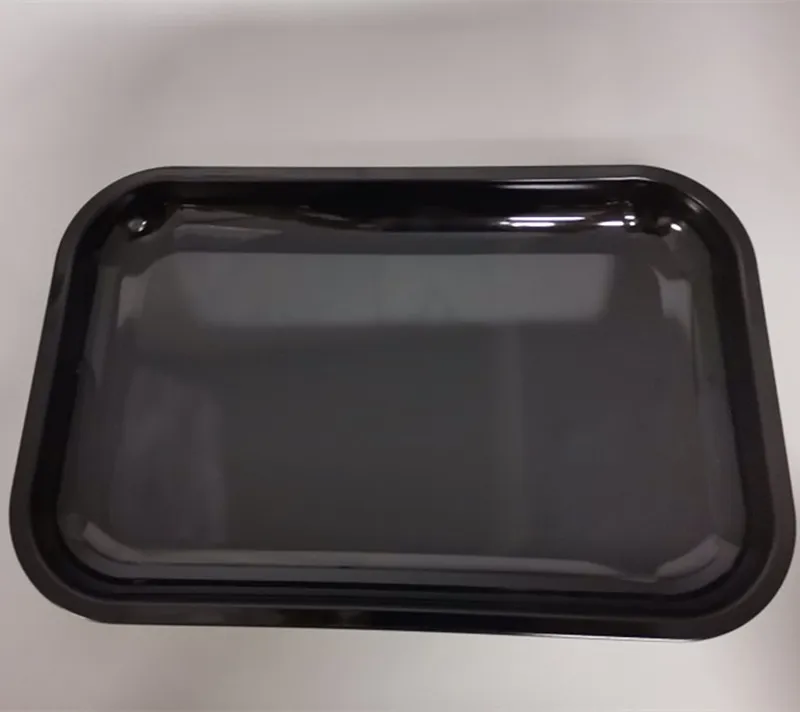 cigarette trays Roll Tray Metal Cigarette Rolling Tray: Blank Black... From Weaving_web,  $1.45