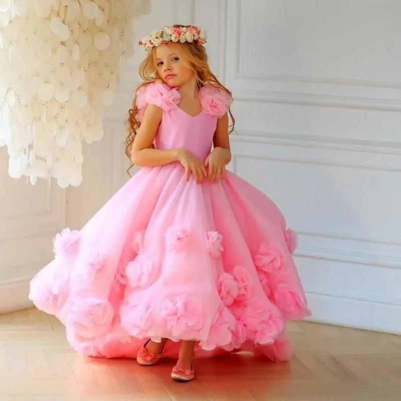 Vestido de florista rosa pink sale