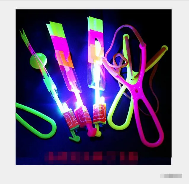 Herefun Hélicoptères Jouets Volants, 10pcs Jouets LED Lumineux 10pcs