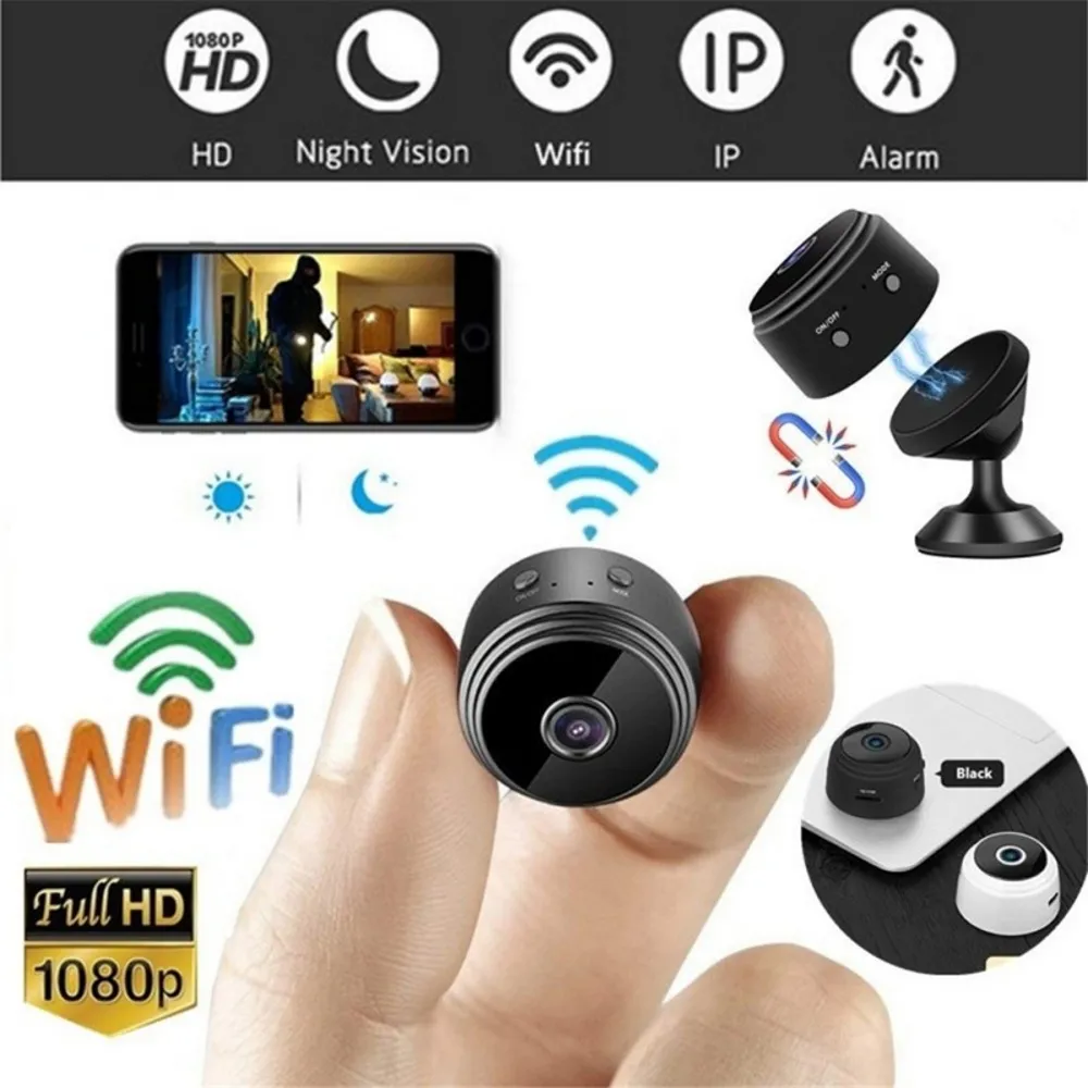 Ip камеры мини wifi. Мини-камера беспроводная WIFI/IP hd1080p. Беспроводная Wi-Fi камера a9 1080 p,.