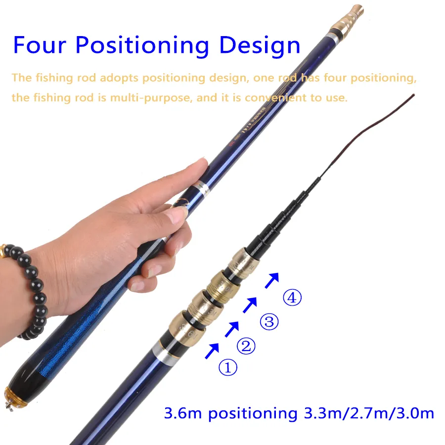 Telescopic Carp Fishing Fish Pole With Four Positions Carbon Fiber, Ultra  Light, And Available In 3.6M, 4.5M; 5.4M And 6.3M Lengths From Jace888,  $48.35