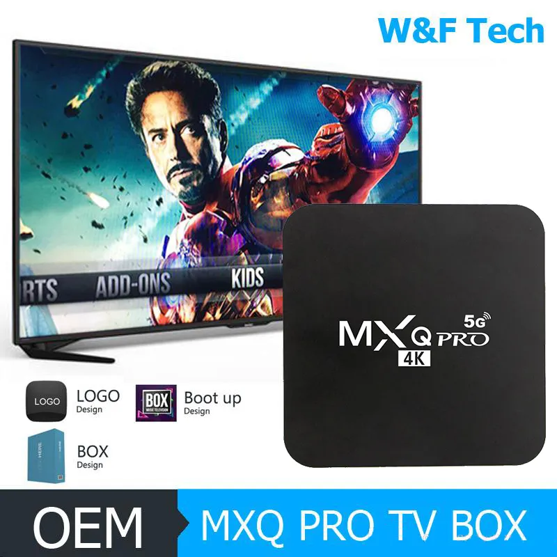 Hot MX2 MXQ PRO RK3229 1GB 8GB / 2GB 16GB Quad Core Android 9.0 TV BOX مع 2.4G 5G WiFi 4K Media Player