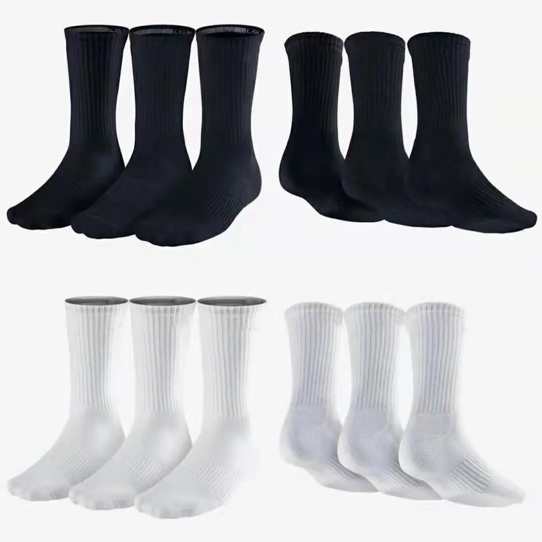 Mens Strumpor Running Strumpor Kvinnor och män Strumpor Högkvalitativa Bomull Socks Brev Andas Bomull Sport Sock Fotboll Elasticitet