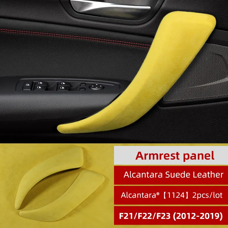 BMW F21 F22 F23 2012 2019 ABS Trim Alcantara Wrap For Interior Red