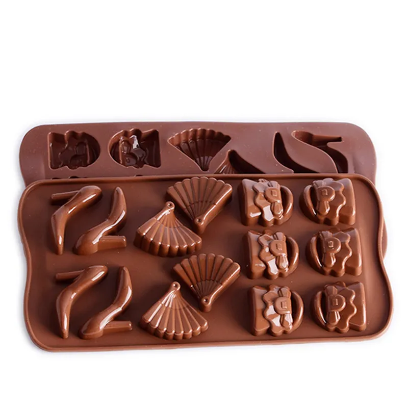 Cake Silicone Silicone Molds Fancy Shapes Candy Chocolate Molds For Baking  Kitchen,Dining & Bar